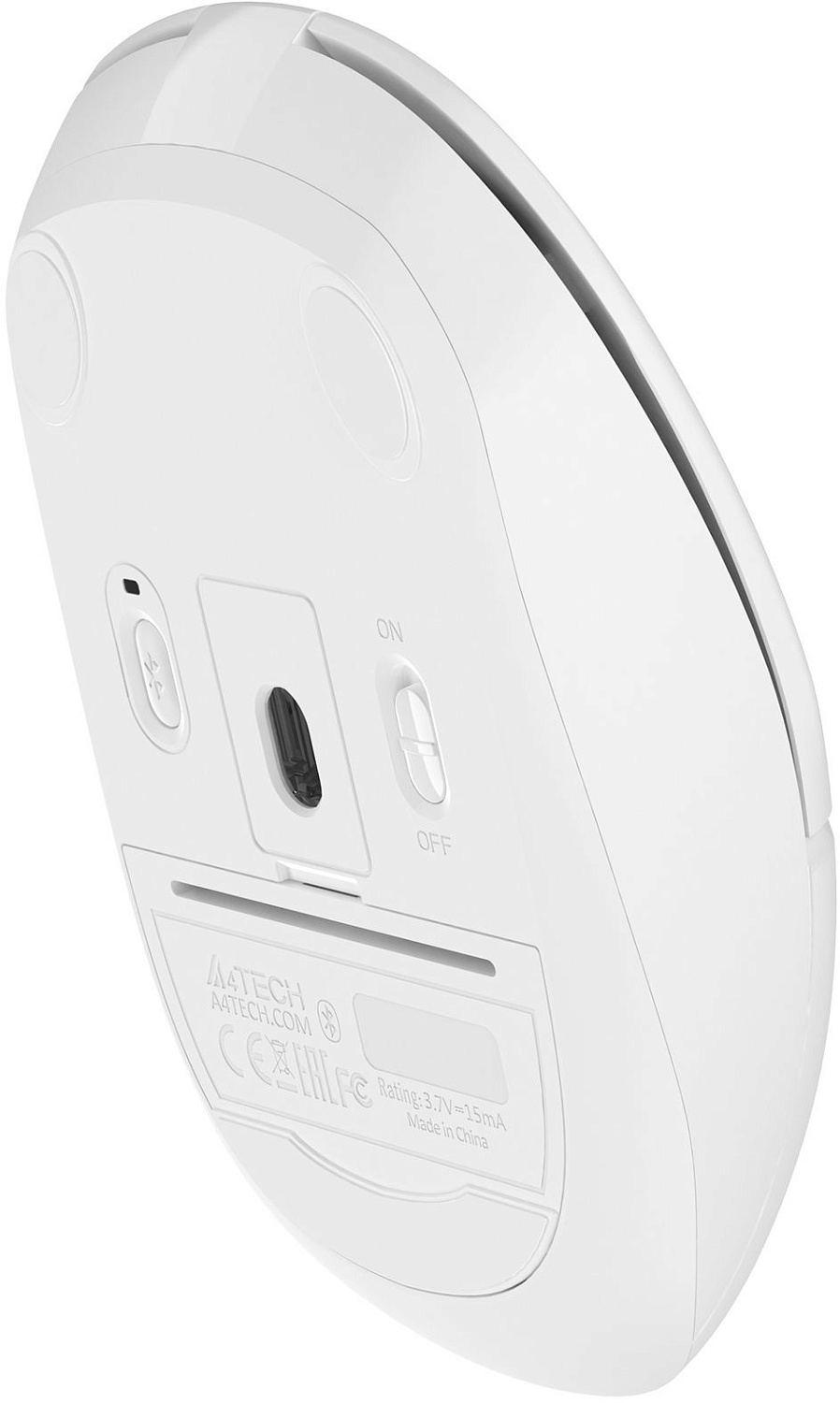 Мышь A4Tech Fstyler FB12S белый оптическая (1200dpi) silent беспроводная BT/Radio USB (2but) Мышь A4Tech Fstyler FB12S белый оптическая (1200dpi) silent беспроводная BT/Radio USB (2but)