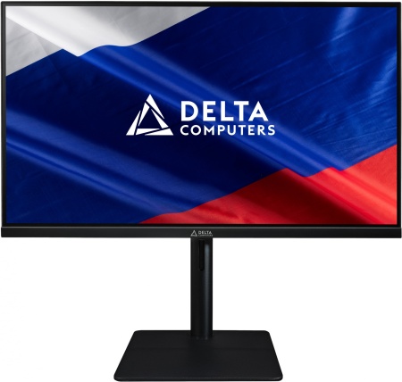 Монитор Delta Computers 27" Сова OM270I черный IPS 5ms 16:9 HDMI M/M матовая HAS Piv 250cd 178гр/178гр 1920x1080 75Hz FreeSync VGA DP FHD (RUS)