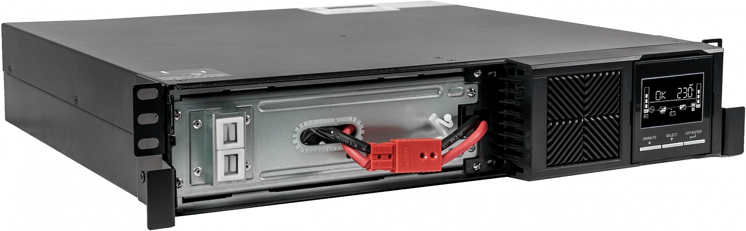 Источник бесперебойного питания Systeme Electriс SRT SRTSE1500RTXLI-NC 1500Вт 1500ВА черный