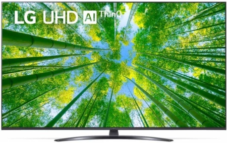 Телевизор LED LG 43" 43UQ81006LB.ARUB черный 4K Ultra HD 60Hz DVB-T DVB-T2 DVB-C DVB-S DVB-S2 USB WiFi Smart TV