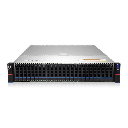 Intel dual socket 32 DIMM, extended 25-bay - w/ 2* 800W CRPS modules + 10GbE dual SFP+ ports (Intel 82599ES)