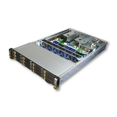 CAH80010095 Purley 2U,12*3.5” 8 *SAS/SATA +4*NVMe tri-mode HDBP with EXP, C621 MB, 24 DIMMs Slots, "Barebone