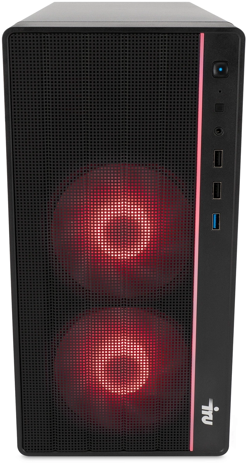 ПК IRU Game 510H6SEA MT i5 13400F (2.5) 16Gb SSD512Gb RTX3050 6Gb Free DOS GbitEth 600W черный (2074685)