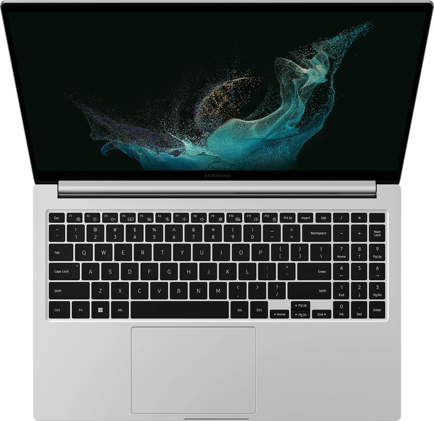 Ноутбук Samsung Galaxy Book 2 NP750 Core i5 1235U 16Gb SSD512Gb Intel UHD Graphics 15.6" IPS FHD (1920x1080) Windows 11 Professional silver WiFi BT Cam (NP750XED-KC8IT)