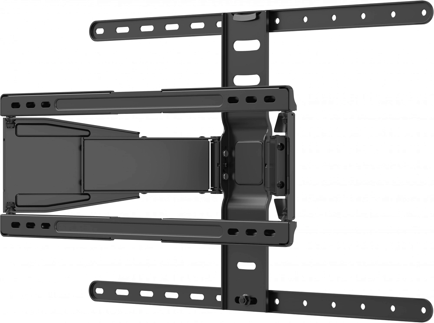 Кронштейн для телевизора Hyundai SL-F1 черный 43"-90" макс.50кг настенный поворотно-выдвижной и наклонный