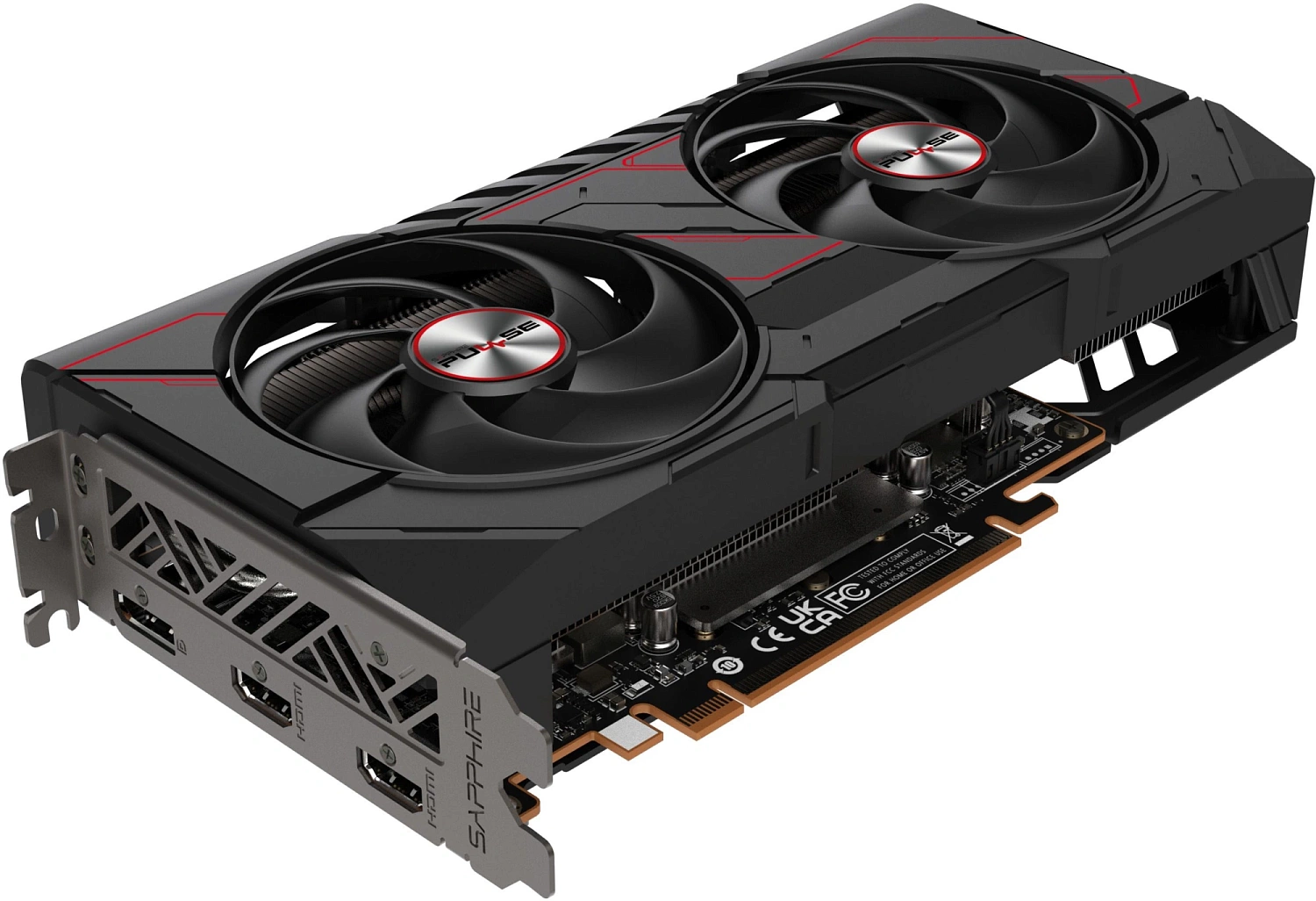 Видеокарта Sapphire PCI-E 5.0 11350-03-20G PULSE AMD RADEON RX 9060 XT GAMING OC 16GB DUAL AMD Radeon RX 9060XT 16Gb 128bit GDDR6 2700/20000 HDMIx2 DPx2 HDCP Ret