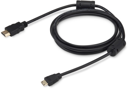 Кабель аудио-видео Buro HDMI 1.4 HDMI (m)/Mini HDMI (m) 1.8м. феррит.кольца позолоч.конт. черный (MINIHDMI-1.8M)