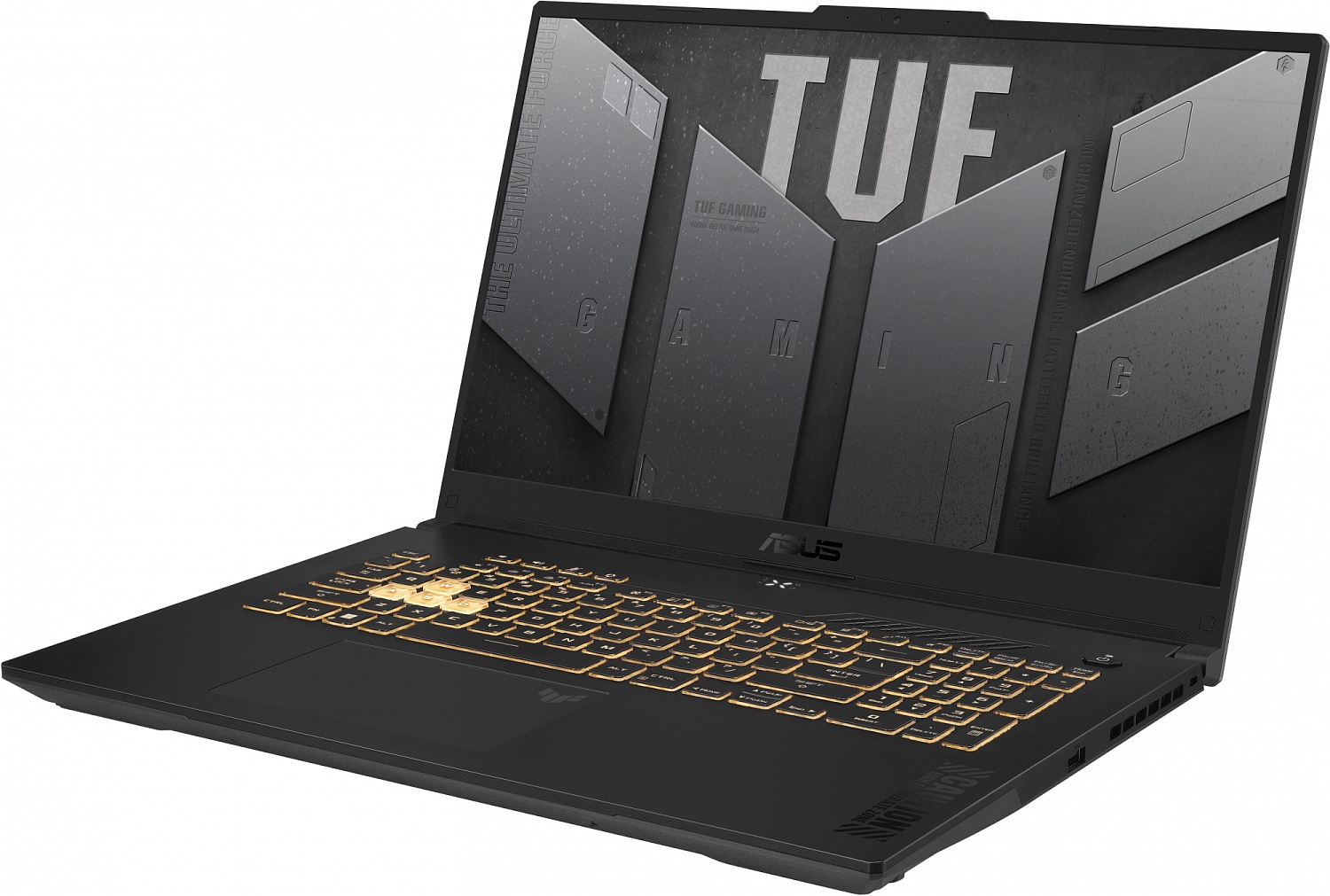 Ноутбук Asus TUF Gaming F17 FX707ZC4-HX056 Core i7 12700H 16Gb SSD1Tb NVIDIA GeForce RTX 3050 4Gb 17.3" IPS FHD (1920x1080) noOS grey WiFi BT Cam (90NR0GX1-M003H0)