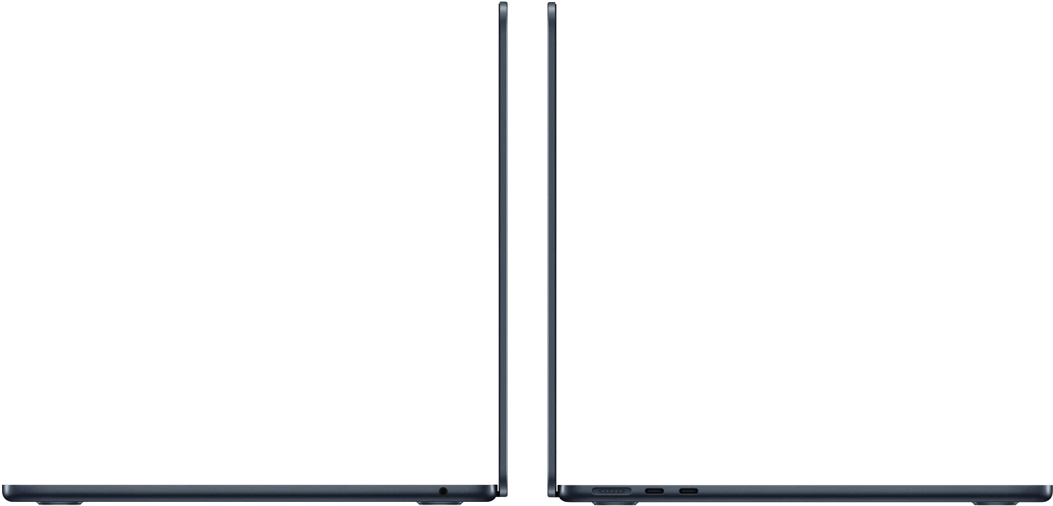 Ноутбук Apple MacBook Air A3240 M4 10 core 16Gb SSD256Gb/8 core GPU 13.6" Liquid Retina (2560x1664) macOS midnight WiFi BT Cam (Z1CX0002S(MW123))