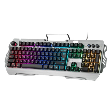 Проводная игровая клавиатура Renegade GK-640DL RU,RGB подсветка, 9 режимов DEFENDER (456401)