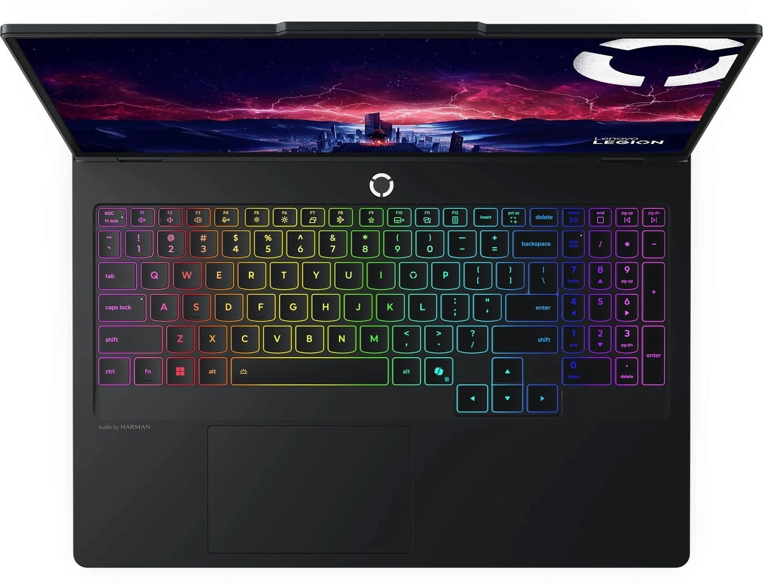 Ноутбук Lenovo Legion Pro 5 16ADR10 Ryzen 7 8745HX 32Gb SSD1Tb NVIDIA GeForce RTX 5060 8Gb 16" OLED WQXGA (2560x1600) без ОС black WiFi BT Cam (83LT0008RK)