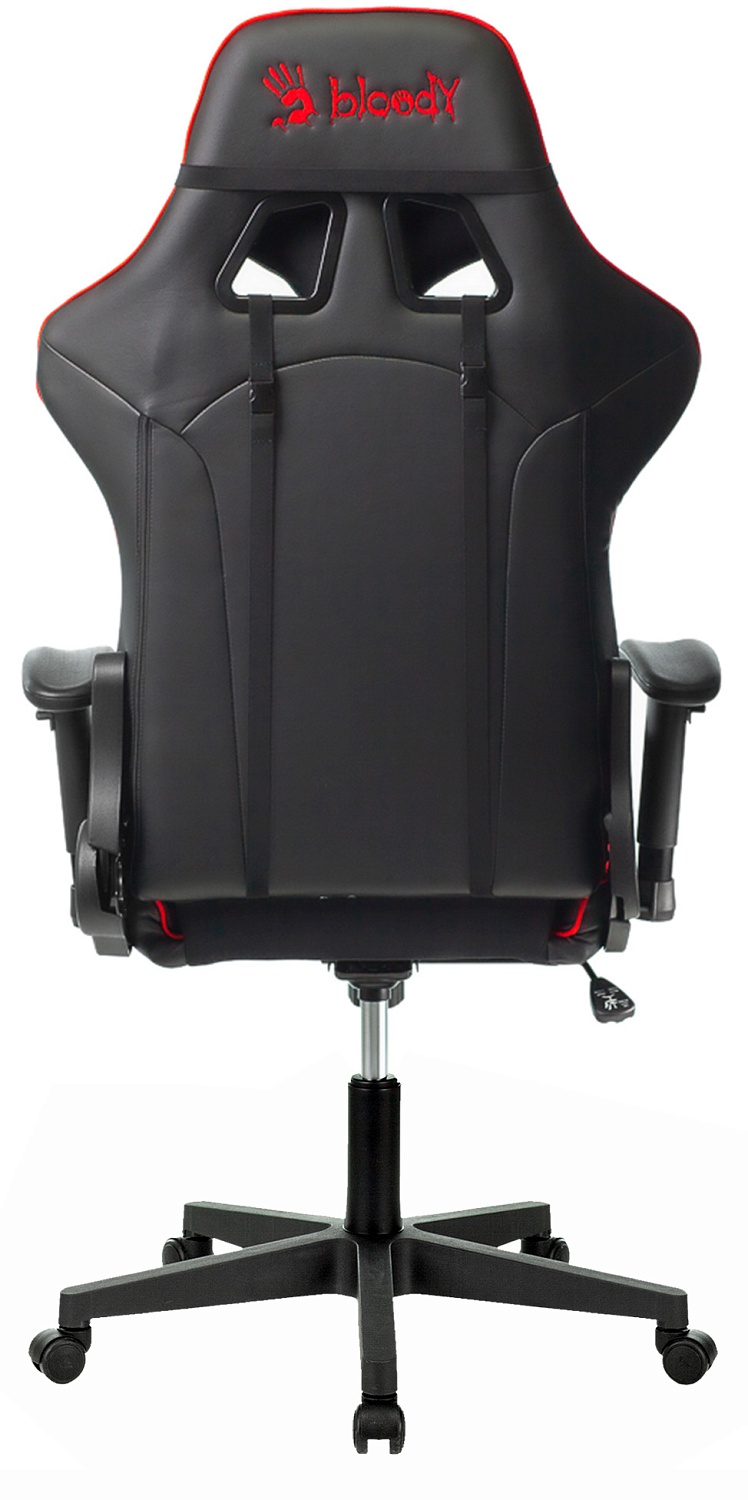 Кресло игровое A4Tech Bloody GC-400 черный/красный с подголов. крестов. пластик черный Кресло игровое A4Tech Bloody GC-400 черный/красный с подголов. крестов. пластик черный