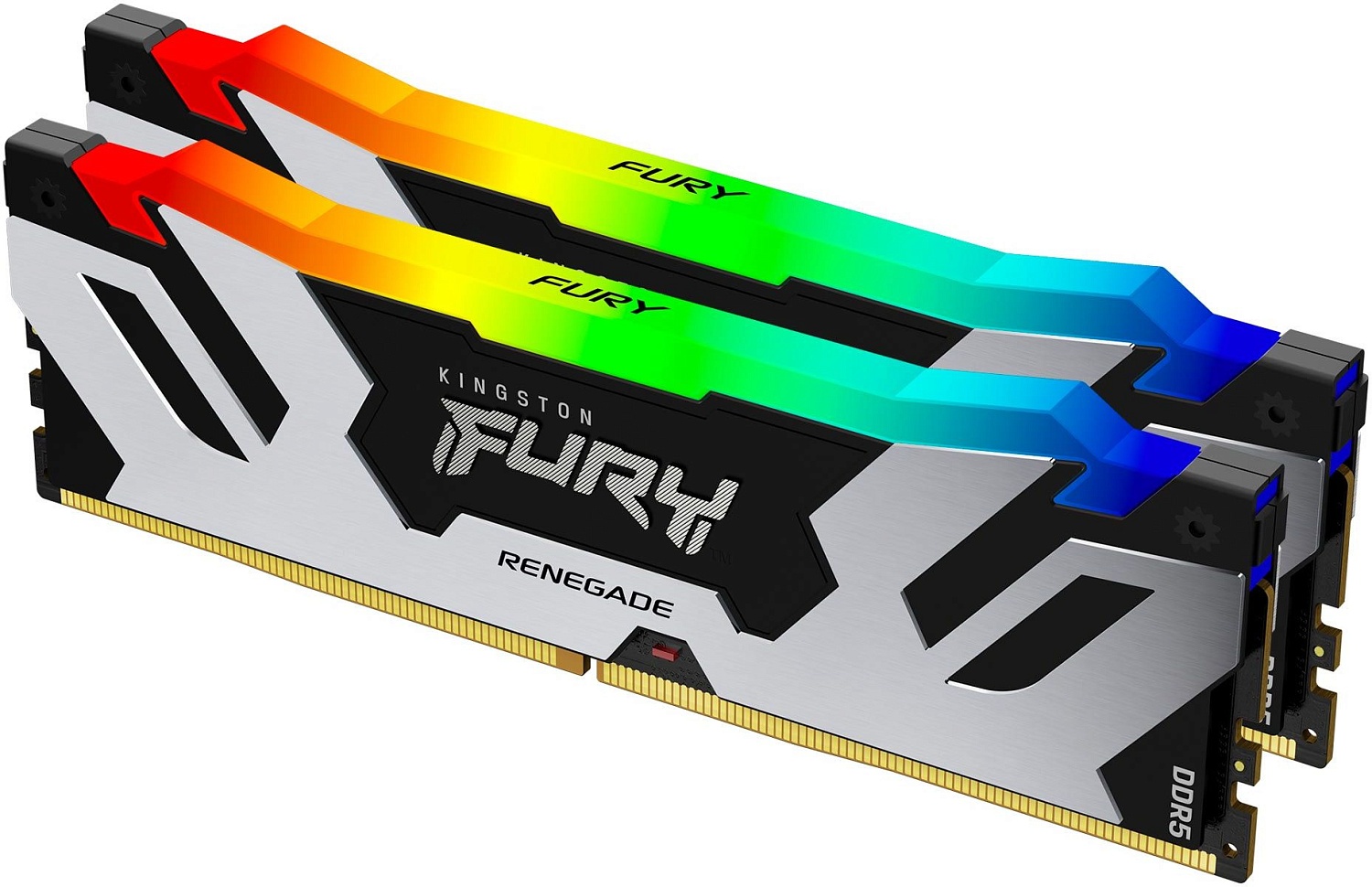 Оперативная память Kingston DDR5 96GB 6000MT/s DDR5 CL32 DIMM (Kit of 2) FURY Renegade RGB XMP