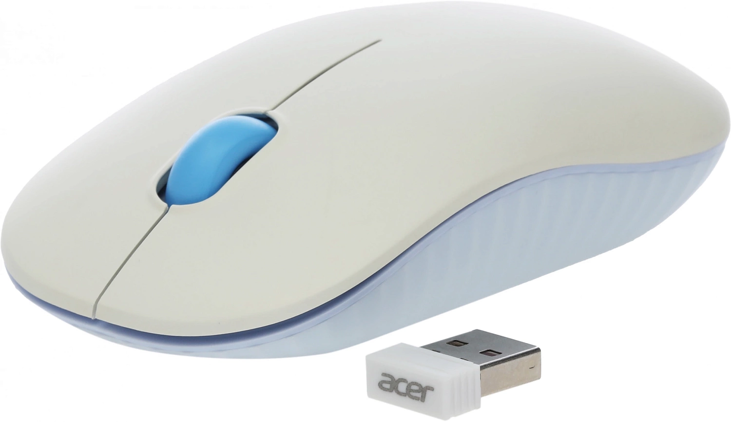 Мышь Acer OMR205 белый/голубой оптическая (1200dpi) беспроводная USB для ноутбука (2but) Мышь Acer OMR205 белый/голубой оптическая (1200dpi) беспроводная USB для ноутбука (2but)