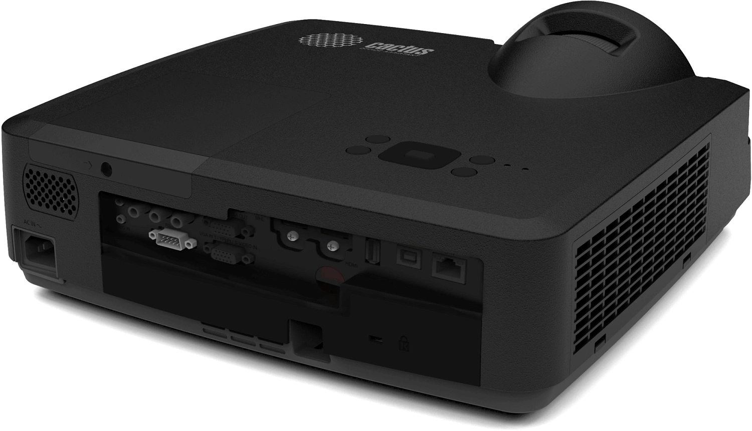 Проектор Cactus Bright CS-V2.B 3LCD 4400Lm ANSI (1024x768) 30000:1 ресурс лампы:10000часов 1xUSB typeA 1xUSB typeB 2xHDMI 4кг