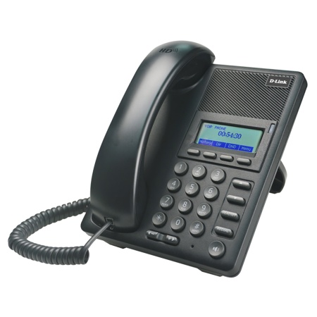 Телефон D-Link DPH-120SE/F1B, VoIP Phone with PoE support, 1 10/100Base-TX WAN port and 1 10/100Base-TX LAN port.Call Control Protocol SIP, Russian menu, 2 independent SIP line with backup proxy server, P2P