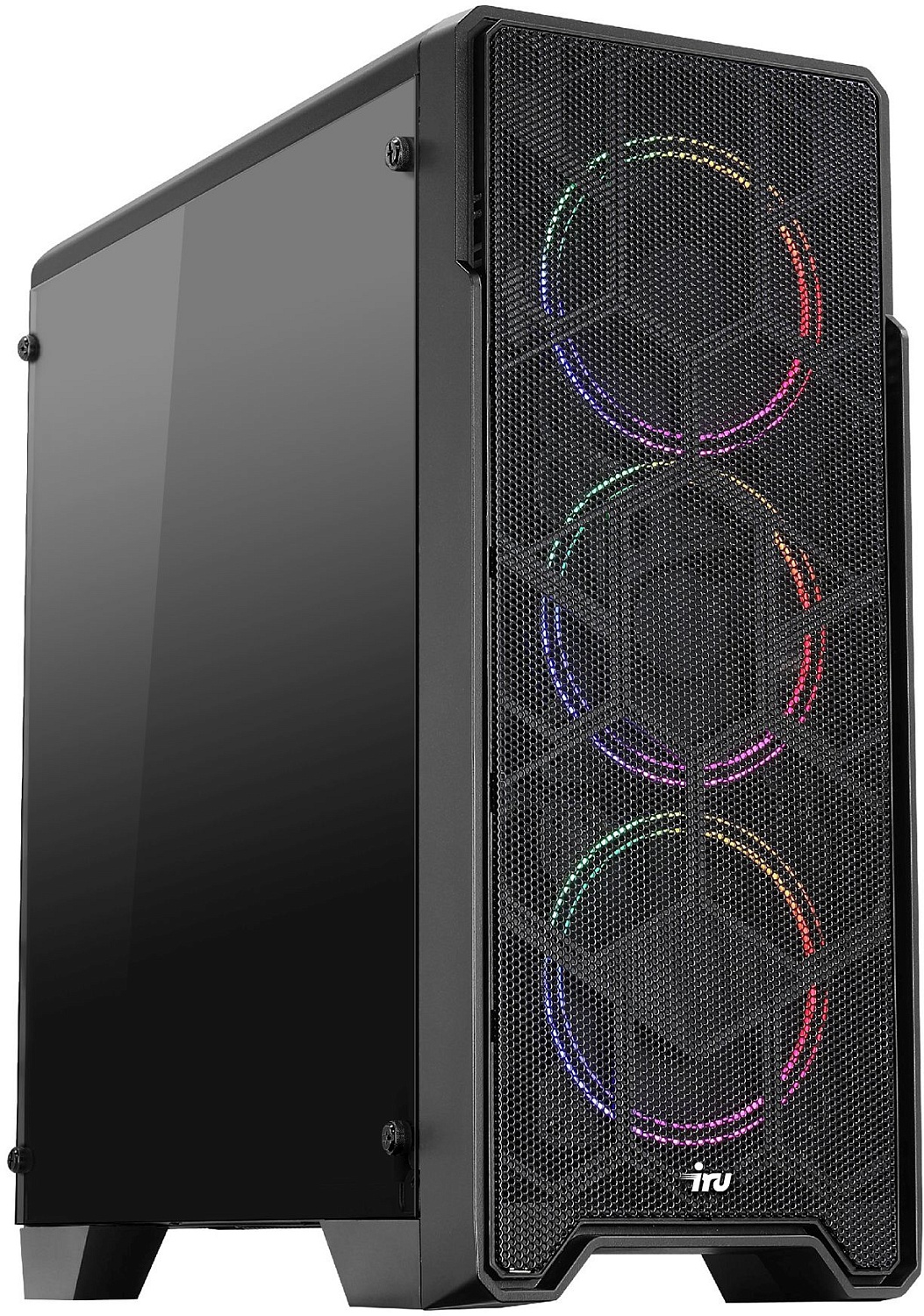 ПК IRU Game 717 TWR i7 10700F (2.9) 32Gb 1Tb 7.2k SSD500Gb RTX3080 10Gb Free DOS GbitEth 750W черный (1471572)