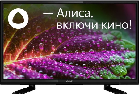 Телевизор LED BBK 24" 24LEX-7287/TS2C Яндекс.ТВ черный HD 50Hz DVB-T2 DVB-C DVB-S2 WiFi Smart TV (RUS)