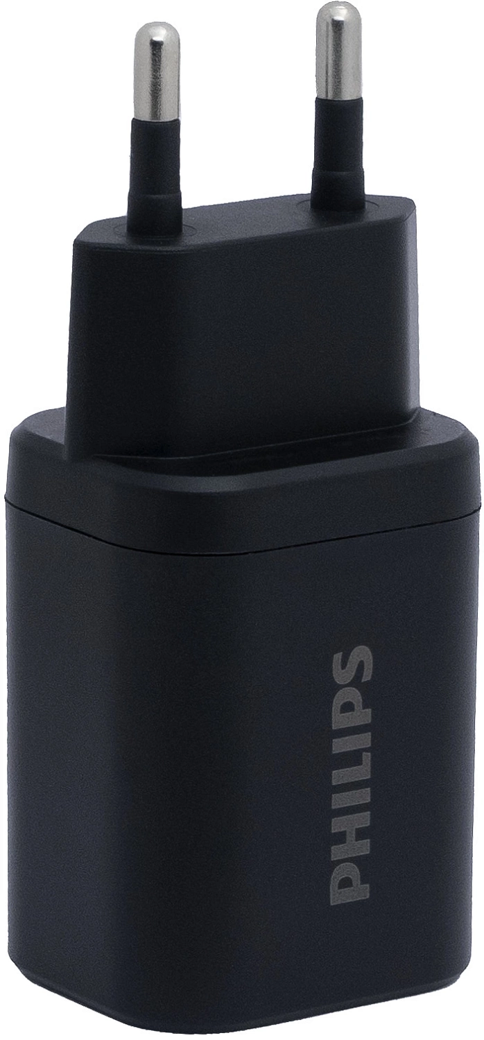 Сетевое зар./устр. Philips DLP5331 30W 1.5A (PD) USB/USB Type-C универсальное черный (DLP5331CB/74)