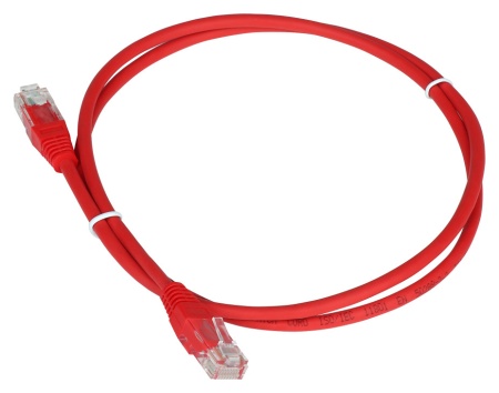 Патч-корд Lanmaster TWT-45-45-10-RD UTP RJ-45 вил.-вилка RJ-45 кат.5E 10м красный ПВХ (уп.:1шт)