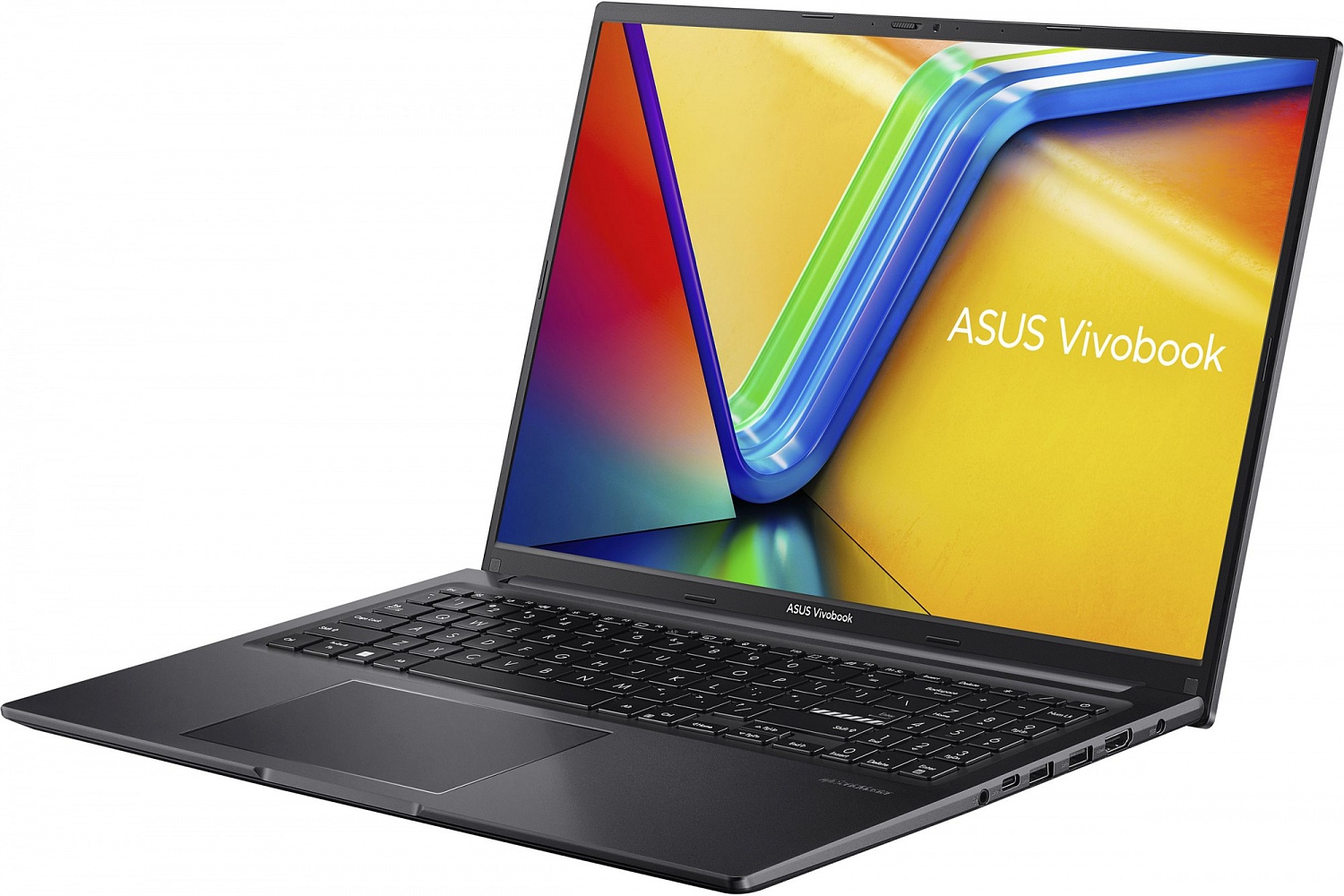 Ноутбук Asus VivoBook 16 M1605YA-MB341 Ryzen 7 5825U 16Gb SSD512Gb AMD Radeon 16" IPS WUXGA (1920x1200) noOS black WiFi BT Cam (90NB10R1-M00FM0)