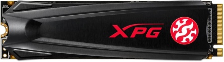 M.2 2280 256GB ADATA XPG GAMMIX S5 Client SSD (AGAMMIXS5-256GT-C) PCIe Gen3x4 with NVMe, 2100/1200, IOPS 190/180K, MTBF 2M, 3D TLC, 150TBW, NVMe 1.3, Heat Sink, RTL (469250)