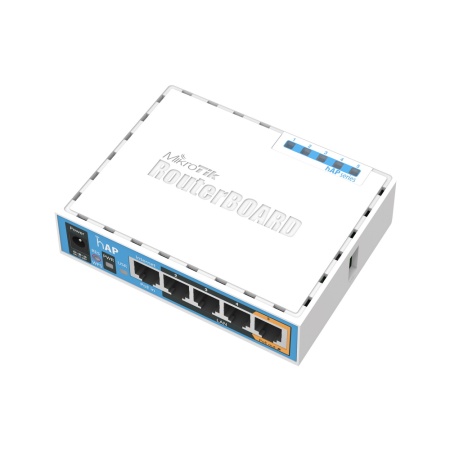 Bad Pack RB951Ui-2nD hAP Wi-Fi router. 802.11b/g/n 2.4GHz, 5x Ethernet 10/100, PoE {40}