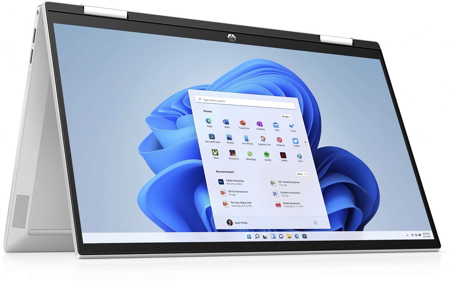 Ноутбук HP Pavilion x360 15-er1014ci Core i5 1235U 16Gb SSD512Gb Intel Iris Xe graphics 15.6" IPS Touch FHD (1920x1080) Windows 11 Home silver WiFi BT Cam (78W15EA)