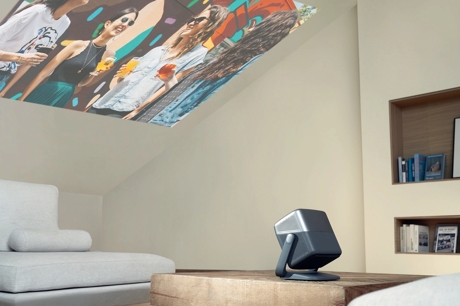 Проектор JMGO N1 Pro DLP 1500Lm LS 3200Lm ANSI (3840x2160) 1600:1 ресурс лампы:30000часов 1xUSB typeA 2xHDMI 5кг