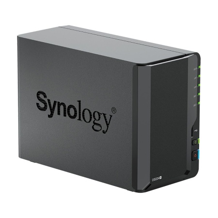 Системы хранения данных Synology  DC 2,0GhzCPU/2GB(upto6)/RAID0,1/up to 2HDDs SATA(3,5' 2,5')/2xUSB3.2/2GigEth/iSCSI/2xIPcam(up to 25)/1xPS /1YW (repl DS220+)