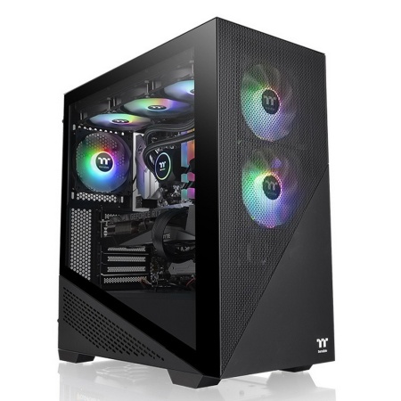 Divider 370 TG ARGB/Black CA-1S4-00M1WN-00 /Win/SPCC/Tempered Glass*1/120mm ARGB PWM Fan*3