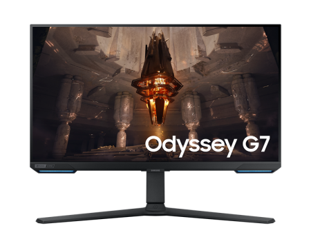 Монитор Samsung 28" Odyssey G7 S28BG700EI черный IPS LED 16:9 HDMI M/M полуматовая HAS Piv 300cd 178гр/178гр 3840x2160 144Hz FreeSync Premium Pro DP 4K USB 7кг