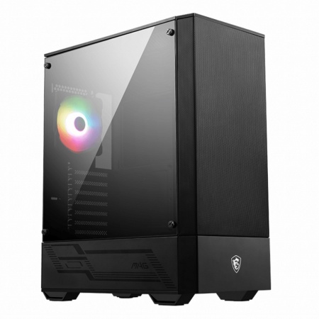 MAG FORGE 111R Mid-Tower, ATX, 2xUSB 3.2, Audio I/O, 1x120mm ARGB Fan, 6-ch Light controller, Front metal MESH, Up to 330mm GPU, Tempered Glass (883348)