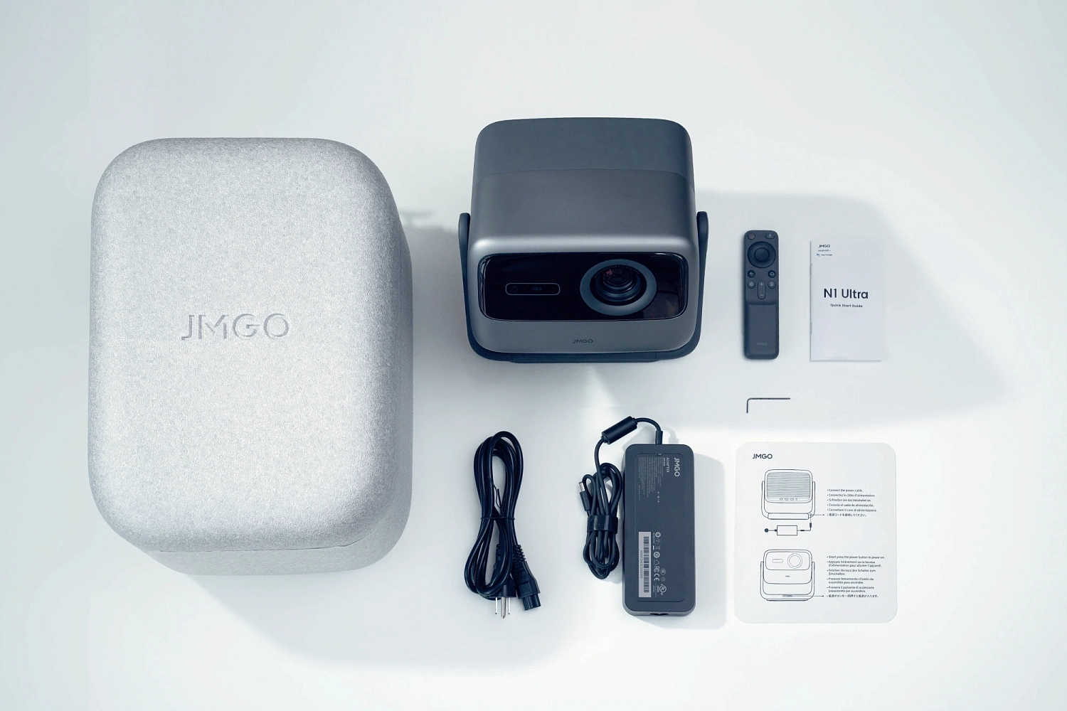 Проектор JMGO N1 Ultra DLP 2200Lm LS 4000Lm ANSI (3840x2160) 1600:1 ресурс лампы:30000часов 1xUSB typeA 2xHDMI 5.2кг