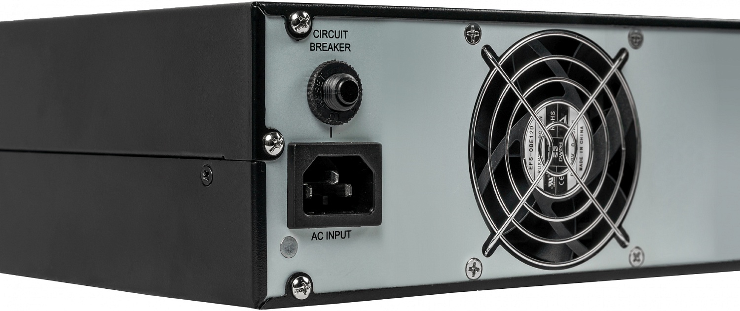 Источник бесперебойного питания Systeme Electric Smart-Save Online SRV, 2000VA/1800W, On-Line, Rack 2U(Tower convertible), LCD, Out: 6xC13, SNMP Intelligent Slot, USB, RS-232