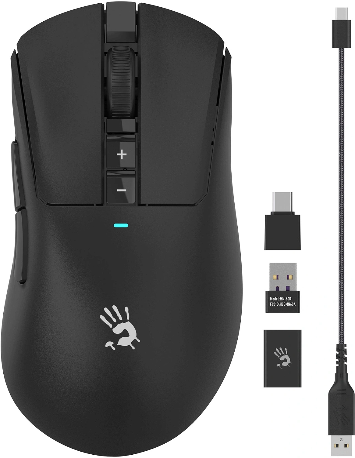 Мышь A4Tech Bloody R73 Ultra черный оптическая 20000dpi беспров. USB-C 7but (R73 ULTRA BLACK) Мышь A4Tech Bloody R73 Ultra черный оптическая 20000dpi беспров. USB-C 7but (R73 ULTRA BLACK)