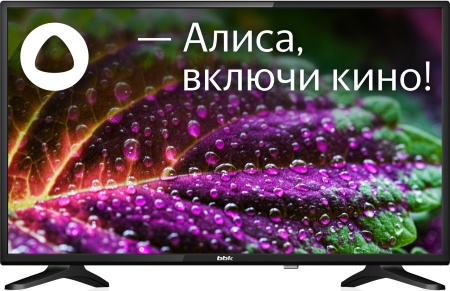 Телевизор LED BBK 31.5" 32LEX-7264/TS2C Яндекс.ТВ черный HD 60Hz DVB-T2 DVB-C DVB-S2 USB WiFi Smart TV (RUS)