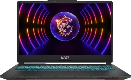 Ноутбук MSI Cyborg 15 A13VF-1223XRU Core i5 13420H 16Gb SSD512Gb NVIDIA GeForce RTX4060 8Gb 15.6" IPS FHD (1920x1080) Free DOS black WiFi BT Cam (9S7-15K111-1223)