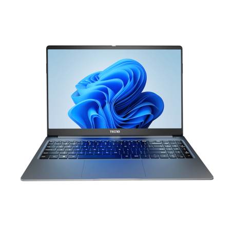 Ноутбук Tecno MEGABOOK-T1 R5 16+512G Grey DOS T15DA 15.6" FHD (1920x1080) /AMD R5-5560U/4х4,5Гц/10 нм/16Gb + 512Gb/Wifi 6/ 1,54 kg/Fingerprint Power button/Bluetooth