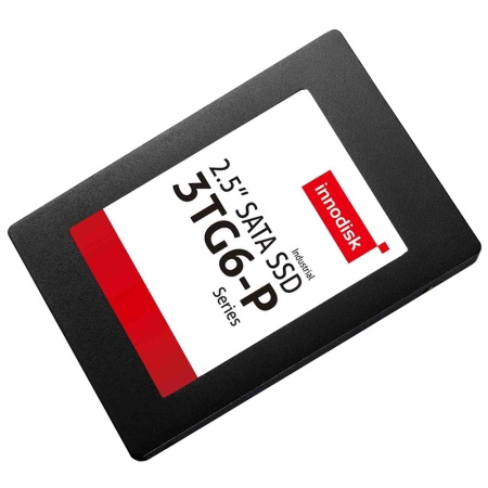 2.5" 4TB Innodisk 3TG6-P Industrial SSD (DGS25-04TM71EWBQF) SATA 6Gb/s, 560/510, IOPS 82/68K, MTBF 3M, 3D TLC, -40°C to 85°C, Bulk