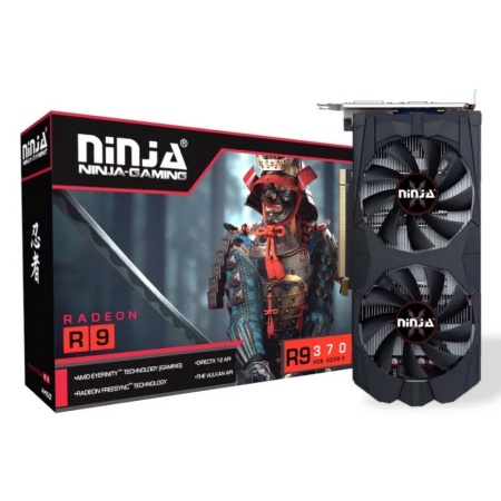 Ninja R9 370 (1024SP) 4GB GDDR5 256BIT (DVI/HDMI/DP) AHR937045F