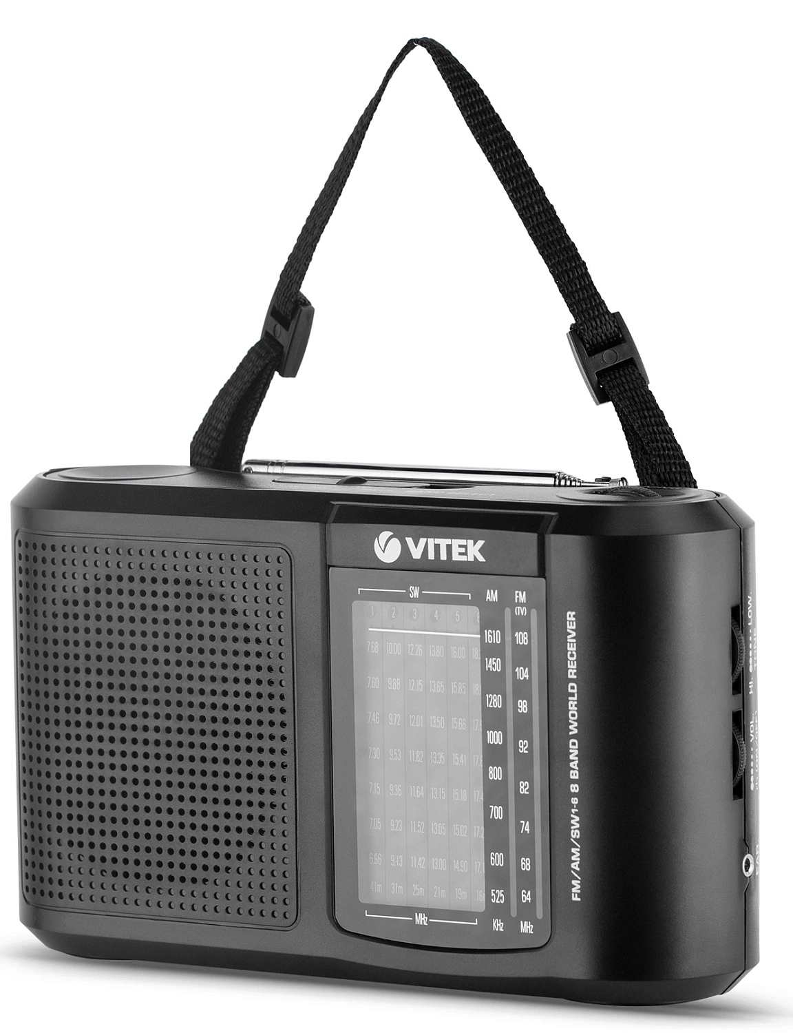 Радиоприемник настольный Vitek VT-3590 черный