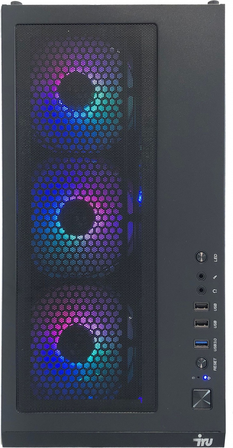 ПК IRU Game 710Z6GP MT i7 12700F (2.1) 32Gb SSD1Tb RTX4080 16Gb Free DOS GbitEth 700W черный (1969209)
