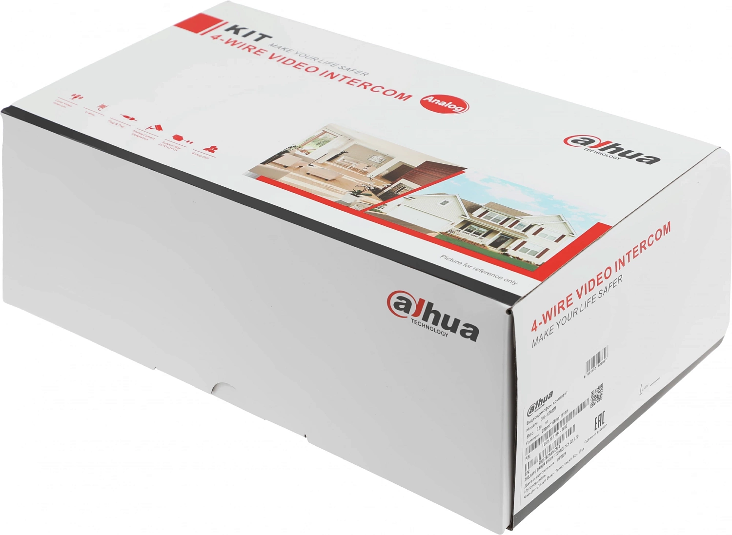 Комплект домофона Dahua DHI-KTA03M белый