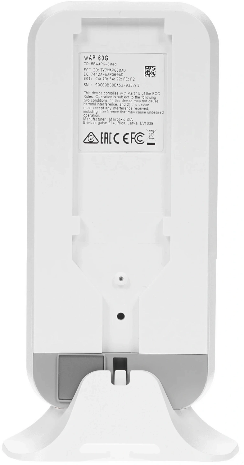 Точка доступа MikroTik wAP 60G AP (RBWAPG-60AD-A) 10/100/1000BASE-TX