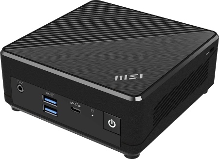 Неттоп MSI Cubi N ADL-019RU slim N100 (0.8) 4Gb SSD128Gb UHDG Windows 11 Professional GbitEth WiFi BT 65W черный (9S6-B0A911-019)