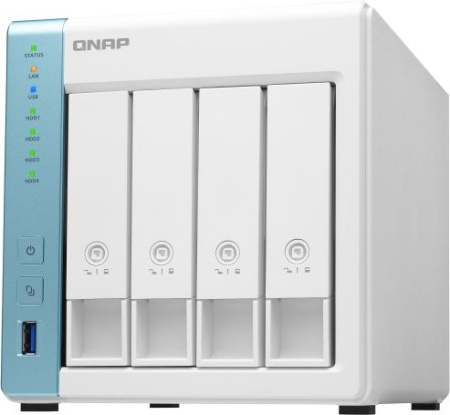 Сетевое хранилище NAS Qnap D4 (REV. B) 4-bay настольный Cortex-A15 AL-214
