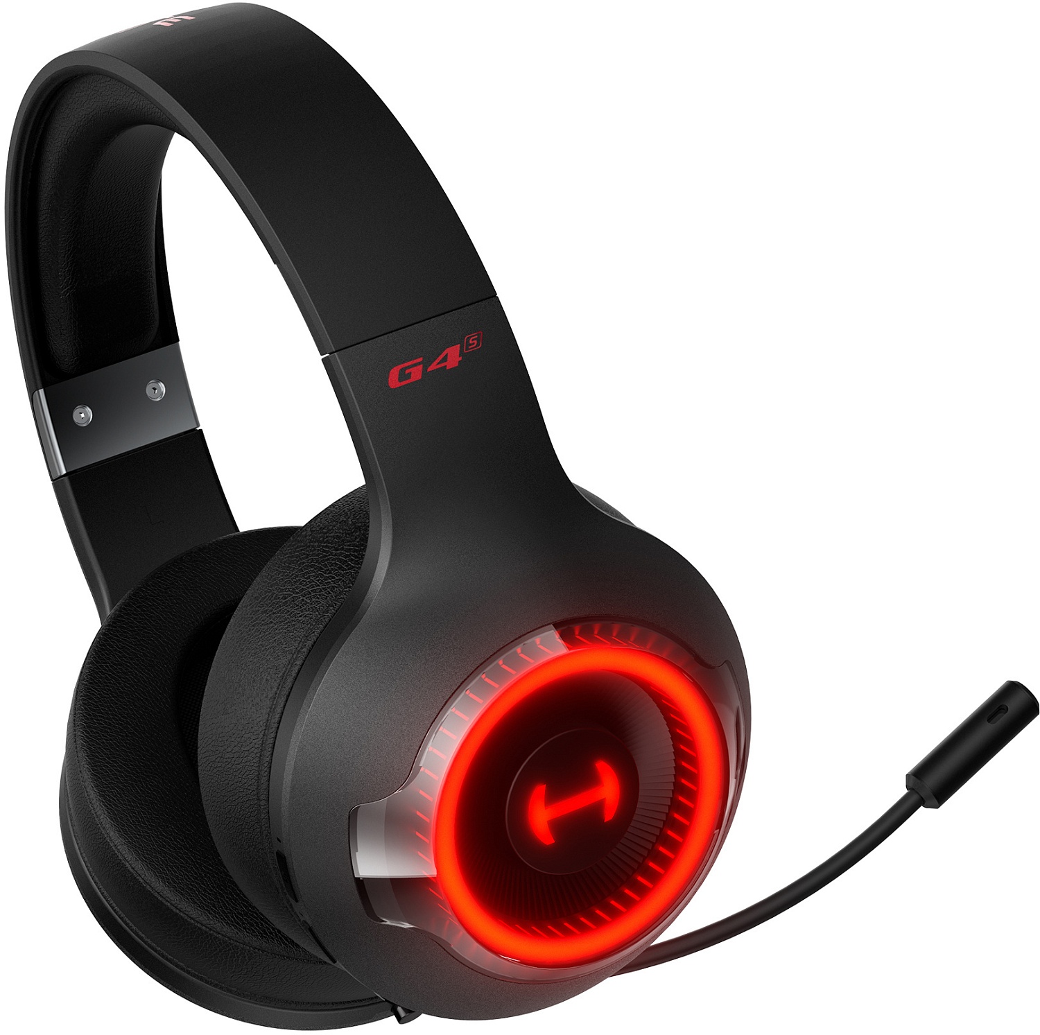 Наушники с микрофоном Edifier G4 S черный 1.3м мониторные BT оголовье