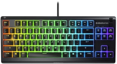 Клавиатура Steelseries Apex 3 TKL RU черный USB for gamer LED (64817)