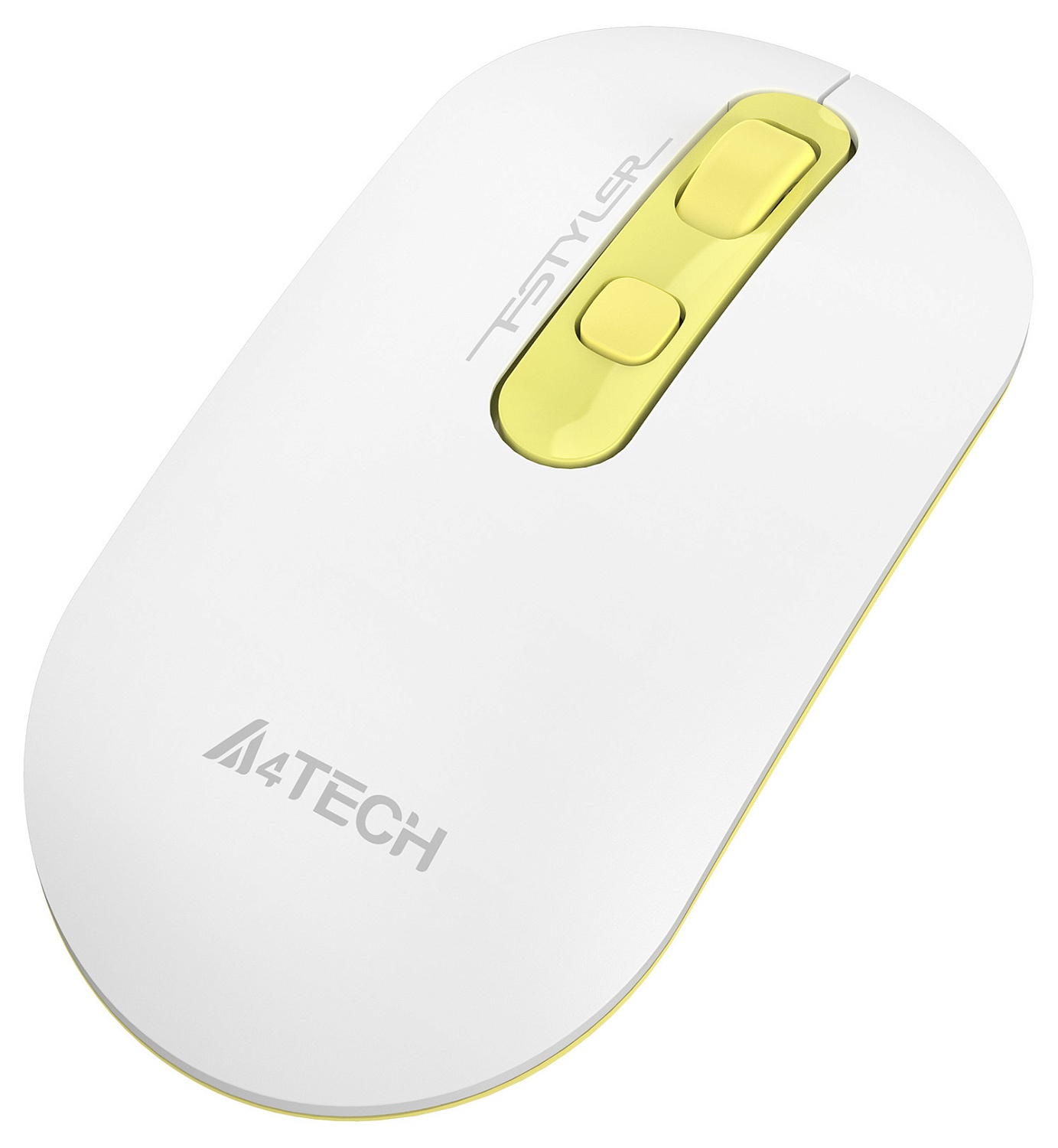 Мышь A4Tech Fstyler FG20S Daisy белый/желтый оптическая (2000dpi) silent беспроводная USB для ноутбука (4but) Мышь A4Tech Fstyler FG20S Daisy белый/желтый оптическая (2000dpi) silent беспроводная USB для ноутбука (4but)